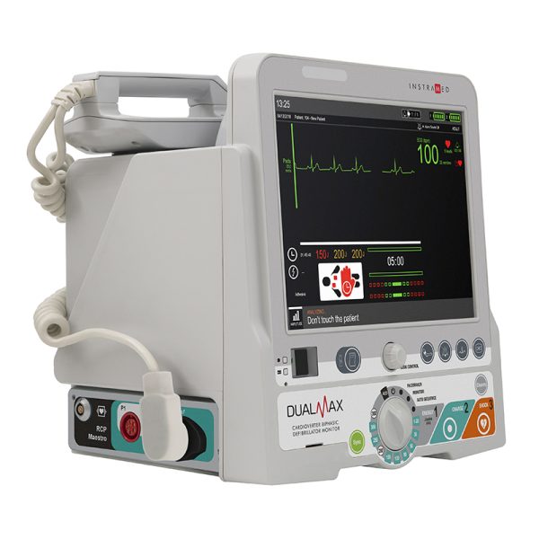 Monitor Cardioversor Desfibrilador Bifásico INSTRAMED DualMAX - Imagen 3