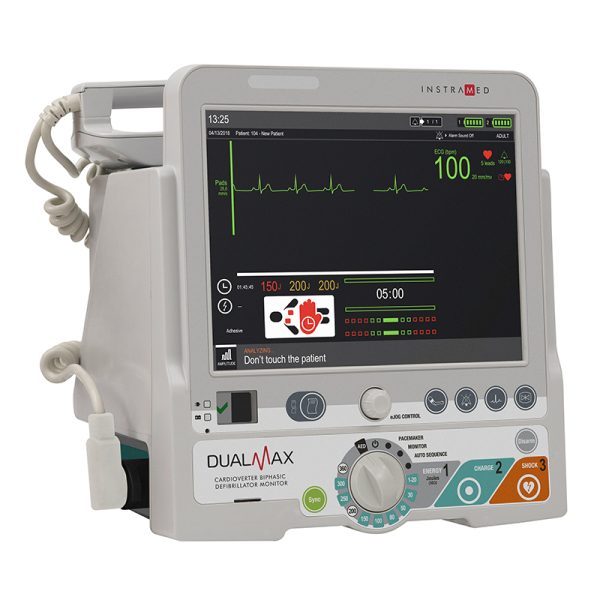 Monitor Cardioversor Desfibrilador Bifásico INSTRAMED DualMAX