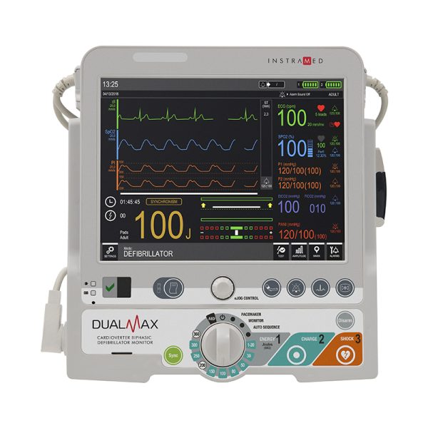 Monitor Cardioversor Desfibrilador Bifásico INSTRAMED DualMAX - Imagen 4